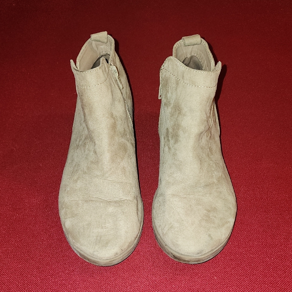 Time and Tru Light Beige Bootie